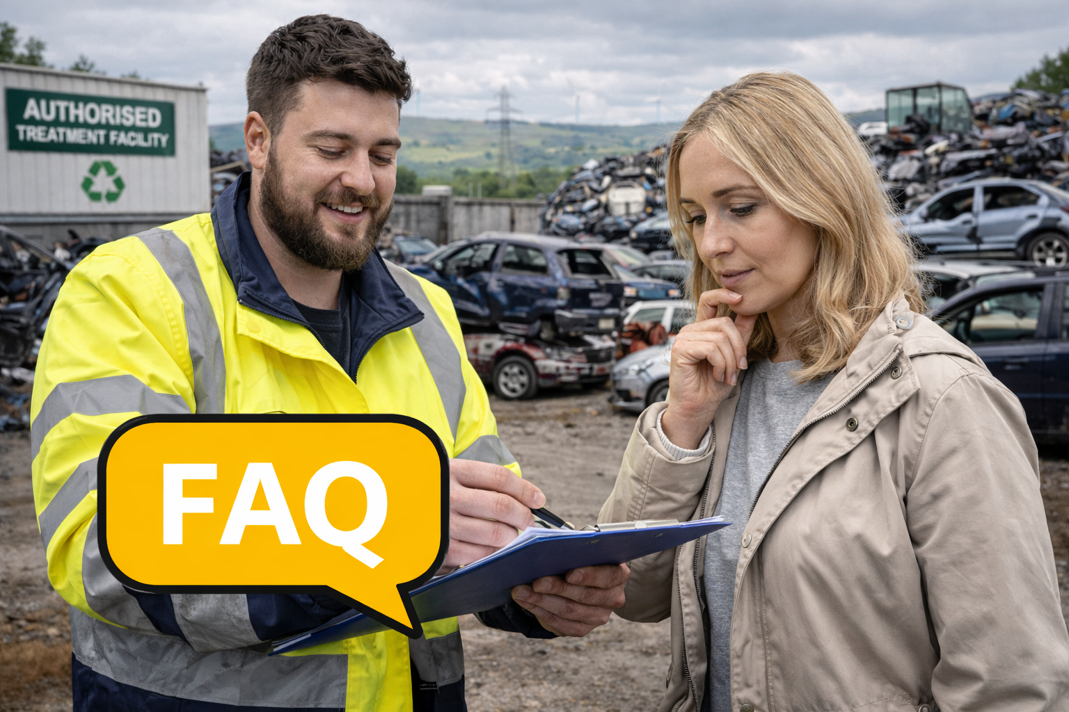 Scrap car FAQs and advice in Glossop
